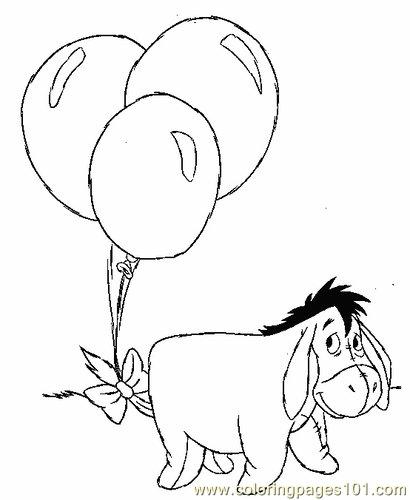 Coloring Pages Eeyore7 (Cartoons > Eeyore) - free printable coloring