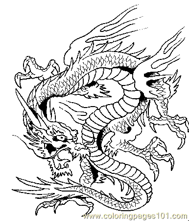 Dragon Coloring Pages on Pages Dragon Coloring Page 09  Fantasy    Free Printable Coloring Page