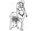 Centaur Coloring Page 06