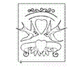 E Birds Coloring Page 231x300