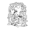 Elves Coloring Page 02