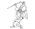 Magic Wizard Witch Coloring Page 01