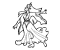 Queen King Princess Coloring Page 09