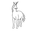 Unicorn Coloring Page 07