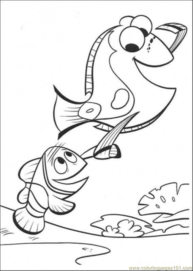 dory and nemo. Coloring Pages Dory And Nemo