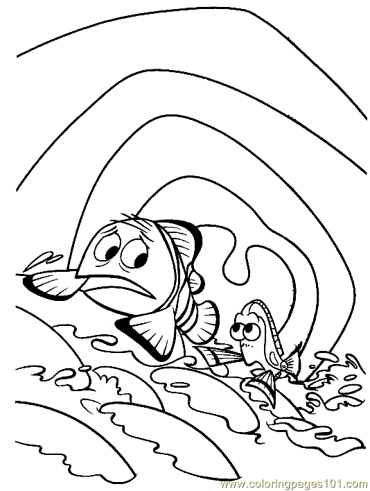 Finding Nemo Coloring 10