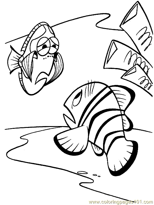 Finding Nemo Coloring 11