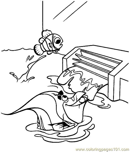 Finding Nemo Coloring 14