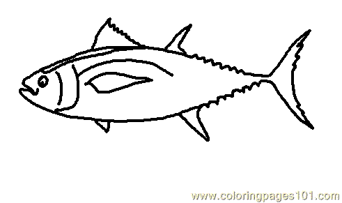 Beyblade Coloring Pages on Pages Obesus Tuna Picture 1  Fishes    Free Printable Coloring Page