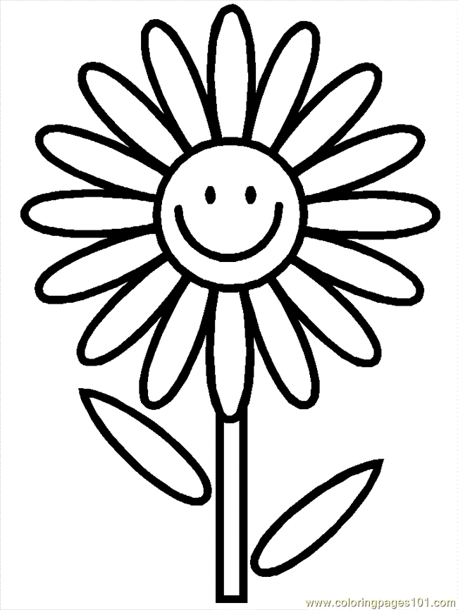 Flower Coloring Pages 13