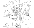 Clown With Flower