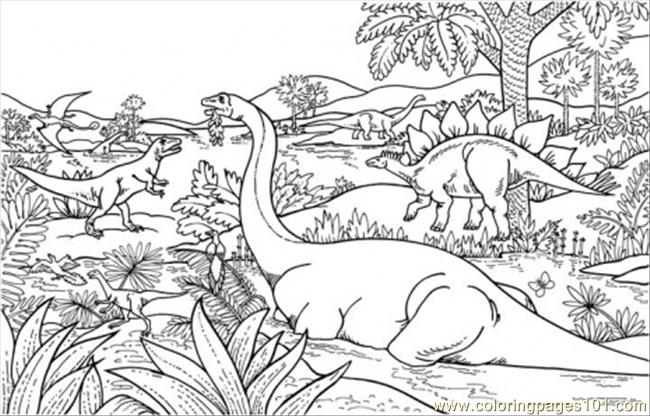 printable coloring pages dinosaurs. Color this Page Online! free