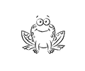 Frog Coloring Pages