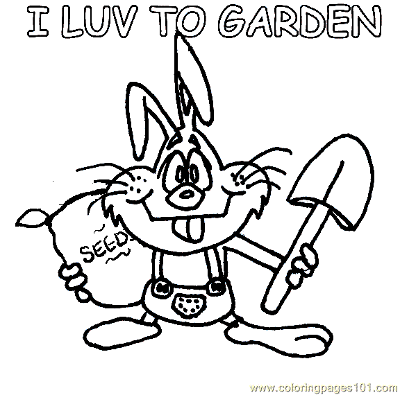 garden coloring pages for free - photo #38
