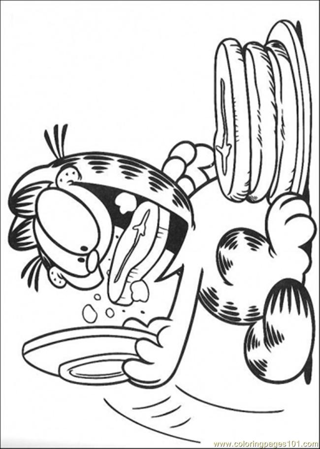 garfield coloring pages holidays - photo #25