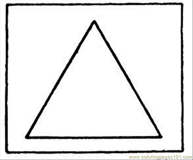 Coloring Pages Triangle 8 (Education > Geometry)