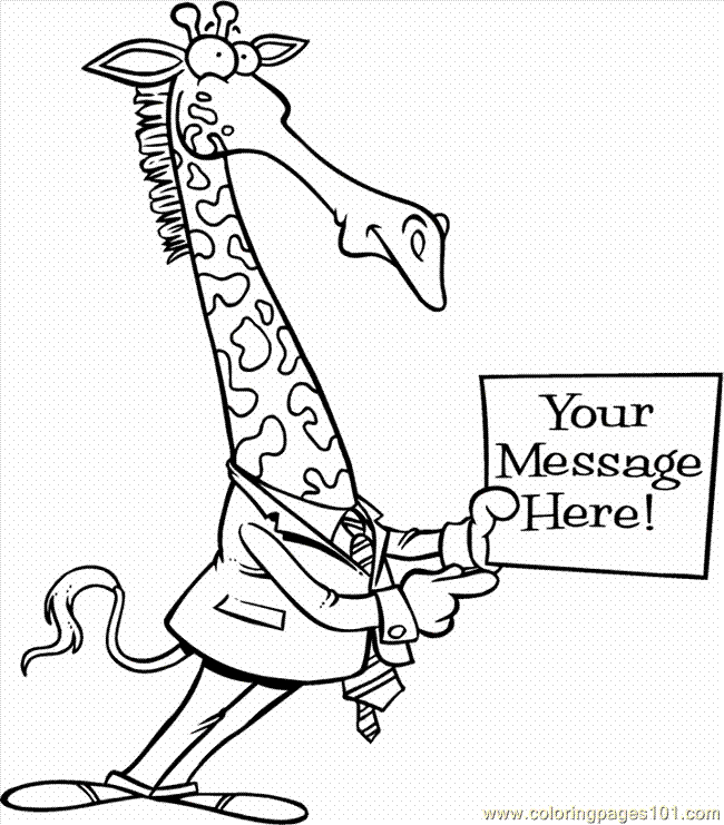 Giraffe Coloringa1