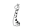 Cartoon giraffe