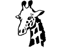Giraffe Coloring Page 07