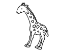 Giraffe Coloring Page 13