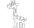 Giraffe Coloring Page 15