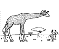 Giraffe Coloring Page