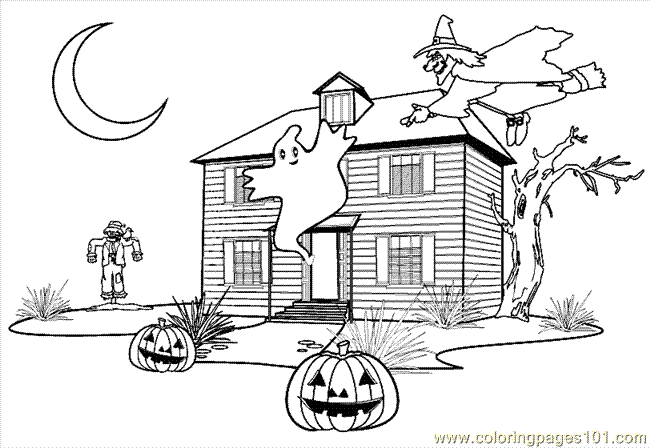 Halloween Coloring Page 41