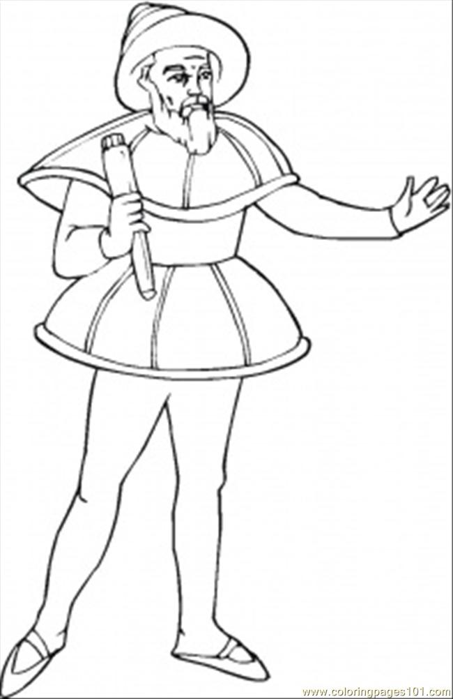 Coloring Pages Historical October 12 (Entertainment > Holidays) - free