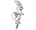 Bunny On Pogo Stick