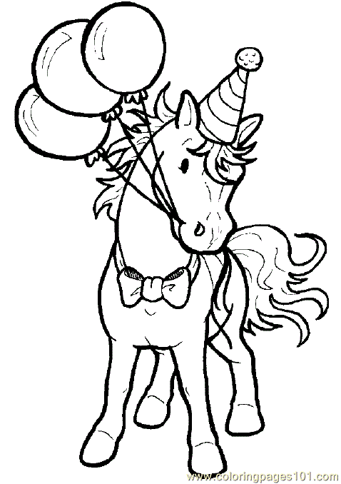 Horse Coloring Page 03