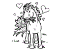 Horse Coloring Page 05