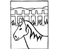 Horse Coloring Page 19