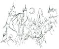 Ountain Village Coloring Page