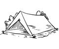 Tent In The Forest