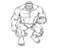 Angry Hulk Coloring Page