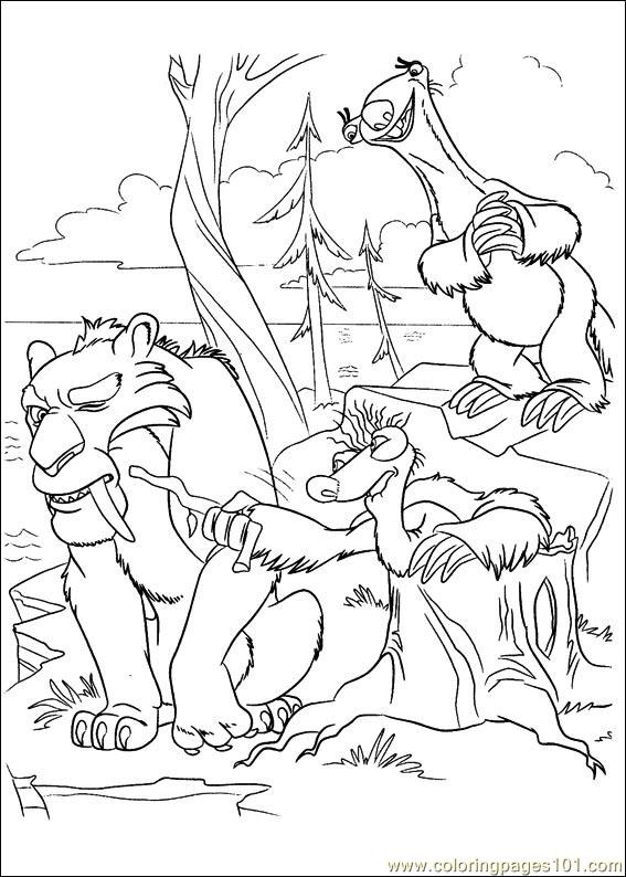 ice age 4 coloring pages to print - photo #10