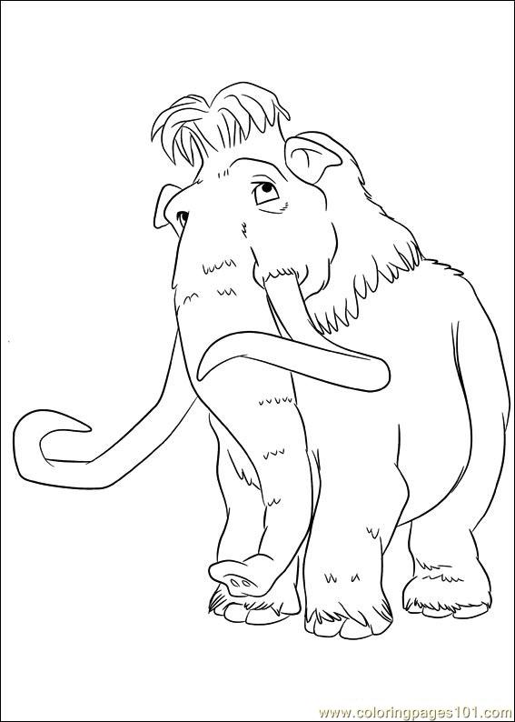 ice age coloring pages - photo #27