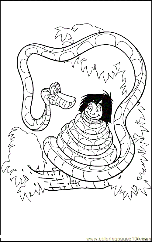 Coloring Pages Jungle Book Coloring Page 07 (Cartoons > Jungle Book