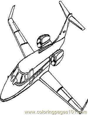 Airplane Coloring on Coloring Pages Airplanes  6   Land Transport    Free Printable
