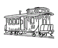 Caboose Train Car