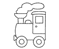 Train Coloring Page 06
