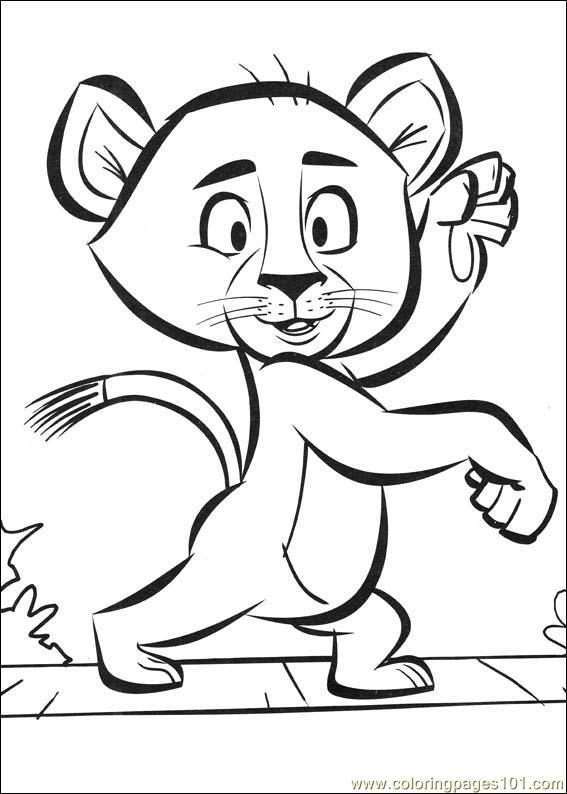 madagascar printable coloring pages - photo #32