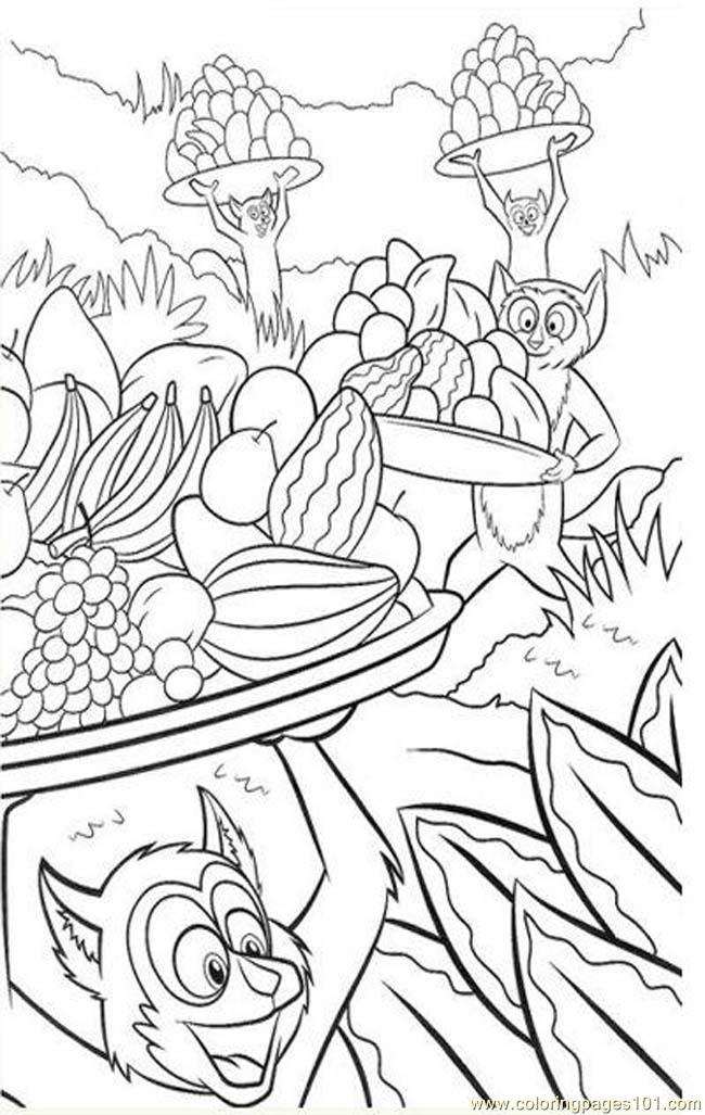 madagascar 2 free coloring pages - photo #33