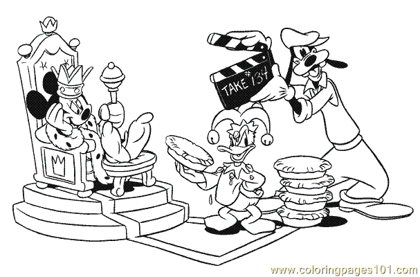 Mickey Mouse Coloring Page 14