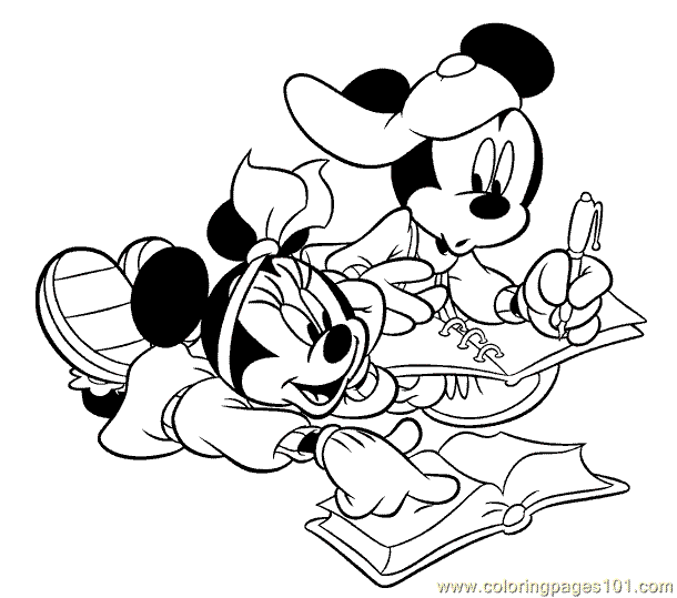 Mickey Mouse Coloring Page 18