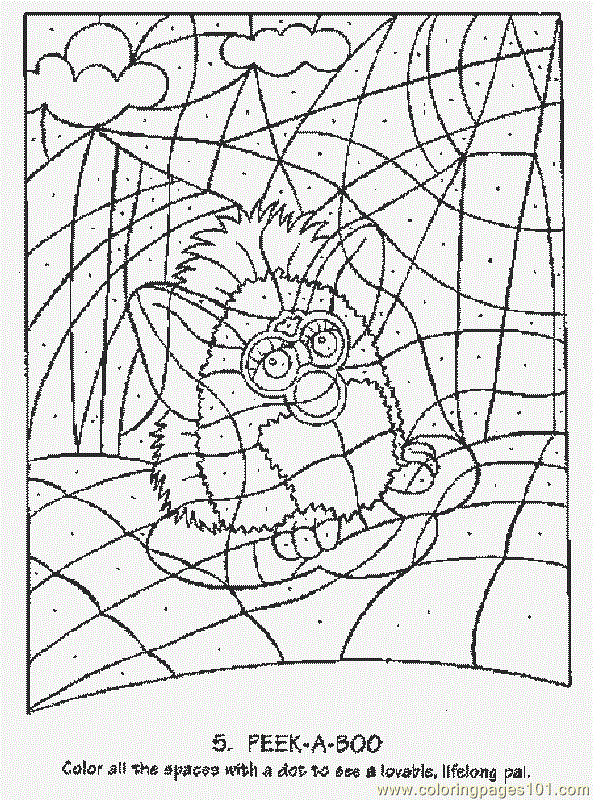 Coloring Pages Furby (6) (Cartoons > Miscellaneous) - free printable