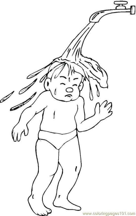 printable coloring pages personal hygiene - photo #5