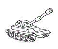 Heavy Armored Military Tank 1