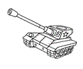 Heavy Armored Military Tank 2