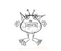 Monster Buba B W 01